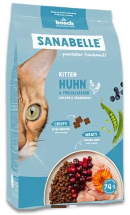 Корм сухой Bosch Sanabelle Kitten (для котят и беременных кошек) 2 кг Корм сухой Bosch Sanabelle Kitten (для котят и беременных кошек) 2 кг