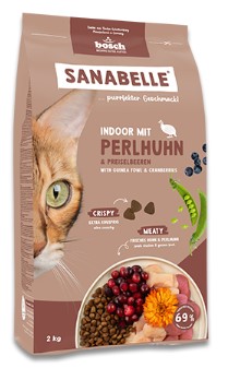 Корм сухой Bosch Sanabelle Indoor mit Perlhuhn & Preiselbeeren (для кошек в помещениях), 400 г (цесарка) Корм сухой Bosch Sanabelle Indoor mit Perlhuhn & Preiselbeeren (для кошек в помещениях), 400 г (цесарка)