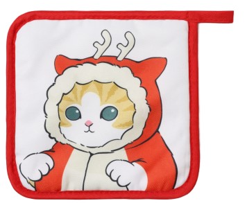 Набор кухонный Sima-Land, «Котик» (подставка 15*15 см, прихватка 17*17 см)