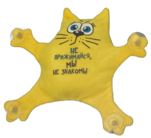 Автоигрушка на присосках Sima-Land 19×21×4 см, «Не прижимайся, мы не знакомы»