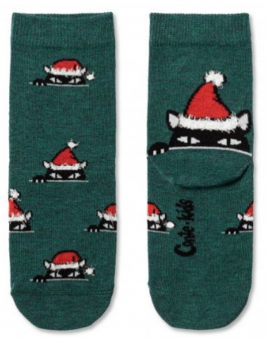 Носки детские Conte Kids New Year, размер 16-18, темно-бирюзовые Носки детские Conte Kids New Year, размер 16-18, темно-бирюзовые