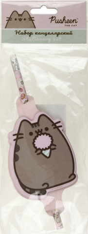 Набор канцелярский Pusheen, 2 предмета Набор канцелярский Pusheen, 2 предмета