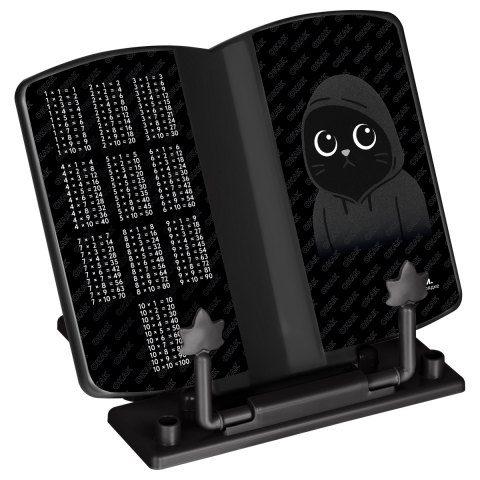 Подставка для книг пластиковая «Стамм» 200×200 мм, «Окак», черная