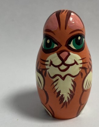 Набор матрешек деревянных, 3 шт., «Коты»