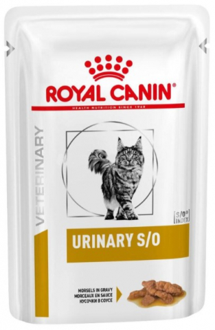 Корм влажный Royal Canin Urinary S/O (для взрослых кошек, профилактика мочекаменной болезни) 85 г (в соусе) Корм влажный Royal Canin Urinary S/O (для взрослых кошек, профилактика мочекаменной болезни) 85 г (в соусе)