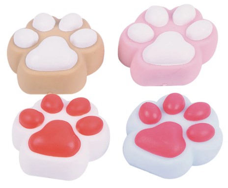 Игрушка-антистресс Jolly Jot 6×6 см, «Кошачья лапка», ассорти Игрушка-антистресс Jolly Jot 6×6 см, «Кошачья лапка», ассорти