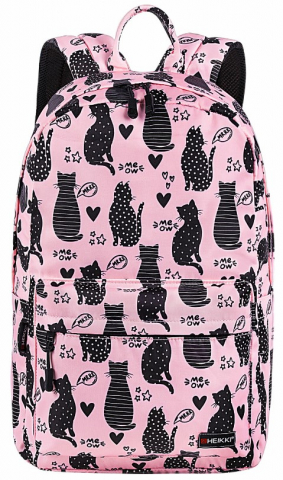 Рюкзак молодежный Heikki Dream 42×26×14 см, Cats