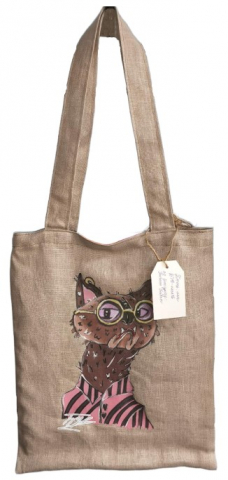 Шопер (Аксютина Л.А.), 34*40 см, бежевый