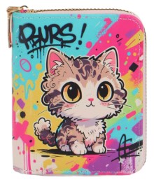 Кошелек из искусственной кожи «07-01-01» 8,5×2,5×10,5 см, разноцветный