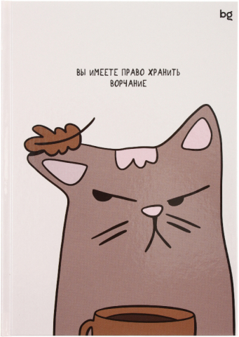 Книжка записная «Бизнес-блокнот» BG А5 (80 л.) 150×210 мм, 80 л., клетка, «Ворчание»