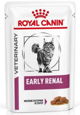 Корм влажный Royal Canin Early Renal (на ранних стадиях хронической почечной недостаточности), 85 г (в соусе) Корм влажный Royal Canin Early Renal (на ранних стадиях хронической почечной недостаточности), 85 г (в соусе)