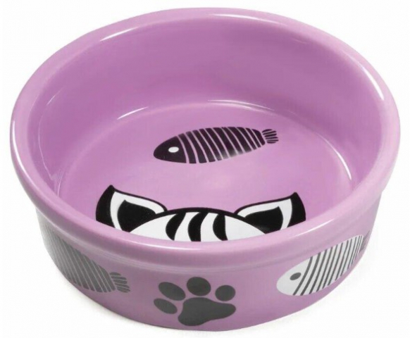 Миска керамическая Triol 0,25 л, «Котофей» Миска керамическая Triol 0,25 л, «Котофей»