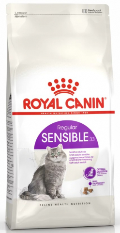 Корм сухой Royal Canin Sensible 33 (для взрослых кошек с чувствительной пищеварительной системой) 2 кг