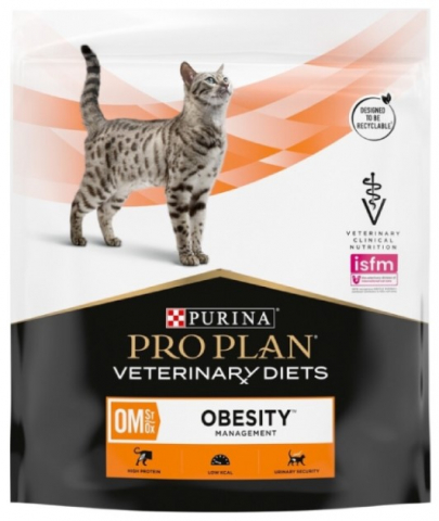 Корм сухой Purina Pro Plan Veterinary Diets OM St/Ox Obesity Management (при ожирении), 350 г