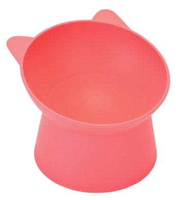 Миска для животных «Киса» 200 мл, розовая