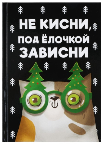 Ежедневник недатированный Sima-Land, 145*205 мм, 80 л., «Не кисни, под елочкой»