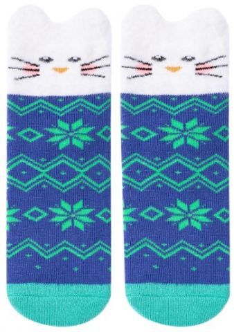Носки детские Esli, размер 20-22, сине-бирюзовые
