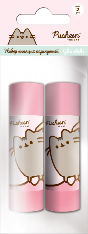 Набор клея-карандаша Pusheen, 9 г.*2 шт. Набор клея-карандаша Pusheen, 9 г.*2 шт.