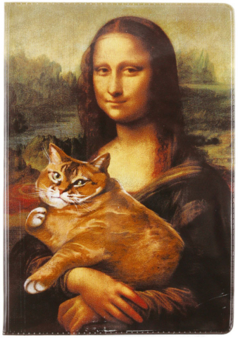 Обложка для паспорта Sima-Land, 90*135 мм, «Я работаю, чтобы у моего кота была лучшая жизнь»