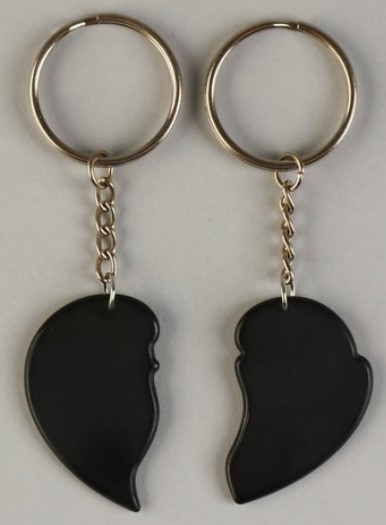 Набор парных брелоков «Тому, кого очень-очень люблю», 8*13,3 см