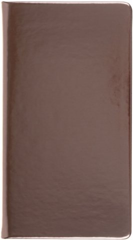 Книжка записная Crystal Collection, 100*181 мм, 96 л., «Платиново-серый»