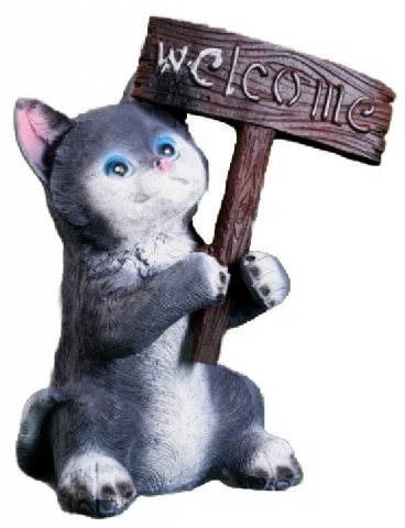 Фигура садовая полистоун «Котенок», 12*12*25 см, Welcome