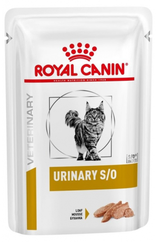 Корм влажный Royal Canin Urinary S/O (для взрослых кошек, профилактика мочекаменной болезни) 85 г (паштет) Корм влажный Royal Canin Urinary S/O (для взрослых кошек, профилактика мочекаменной болезни) 85 г (паштет)
