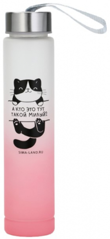 Бутылка пластиковая Sima-Land 300 мл, 20×4,5×4,5 см, «Котя»