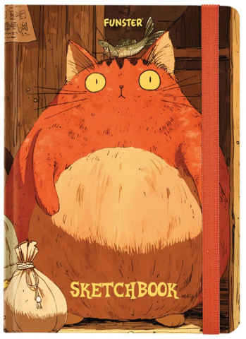 Скетчбук Funster, 145*203 мм, 80 л., «Пухляши» Скетчбук Funster, 145*203 мм, 80 л., «Пухляши»