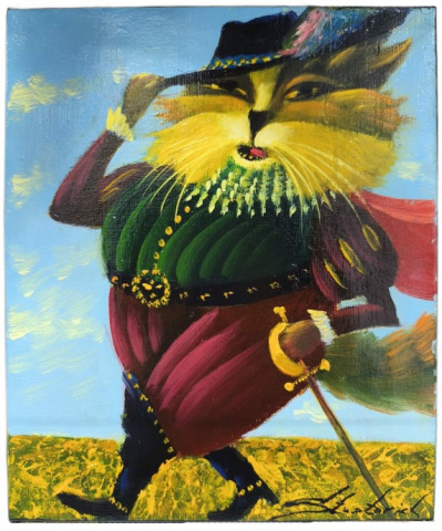 Картина «Свежий кавалер» (Стратович В.В.), 30*25 см, холст, масло