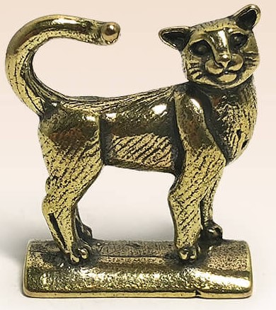 Фигурка сувенирная «Кошка» BronzaMania, «Кошка Василиса»