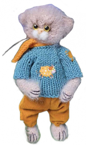 Игрушка мягкая «Кот» (Пинчук М.Ю.), высота 16 см, ассорти Игрушка мягкая «Кот» (Пинчук М.Ю.), высота 16 см, ассорти