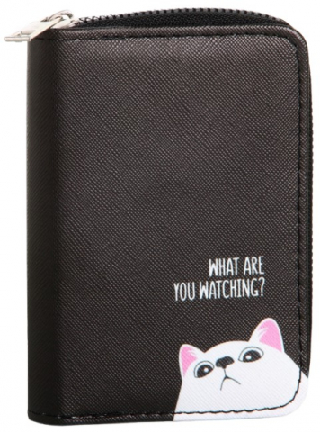 Кошелёк детский на молнии Sima-Land, 13*8,5*2 см, «Что смотришь» Кошелёк детский на молнии Sima-Land, 13*8,5*2 см, «Что смотришь»