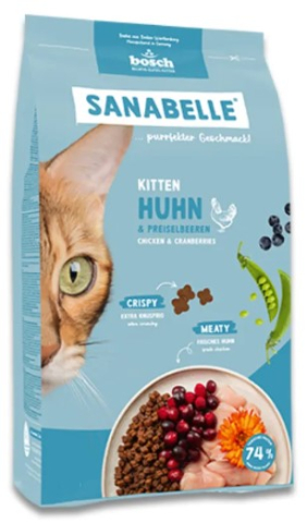 Корм сухой Bosch Sanabelle Kitten (для котят и беременных кошек), 400 г (курица с клюквой) Корм сухой Bosch Sanabelle Kitten (для котят и беременных кошек), 400 г (курица с клюквой)
