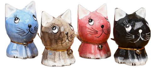 Сувенир деревянный Sima-Land 6 см, «Милые котята», ассорти