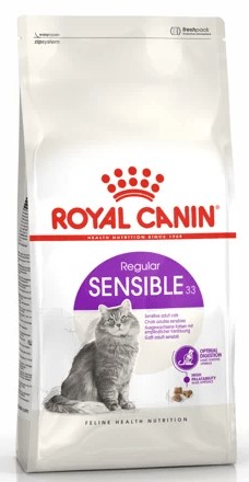 Корм сухой Royal Canin Sensible 33 (для взрослых кошек с чувствительной пищеварительной системой) 400 г
