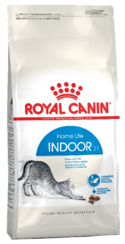 Корм сухой Royal Canin Indoor 27 (для взрослых кошек, живущих в помещении), 2 кг