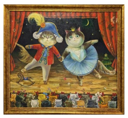 Картина «Балет» (Муравьева Н.С.), 74*85 см, холст, масло Картина «Балет» (Муравьева Н.С.), 74*85 см, холст, масло