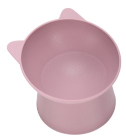 Миска для животных «Киса», 200 мл, цвет лавандовый