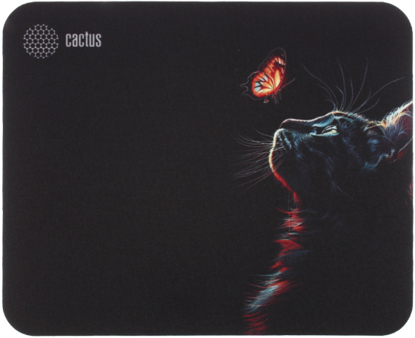 Коврик для мыши Cactus 220×180×2 мм, Night Cat