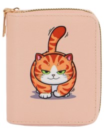 Кошелек из искусственной кожи «07-01-01», 8,5*2,5*10,5 см, оранжевый