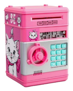 Копилка-сейф пластиковая «Коты-аристократы», 22*13 см