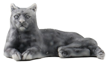 Сувенир из мраморной крошки Sima-Land 2,8 см, «Кошечка лежащая»