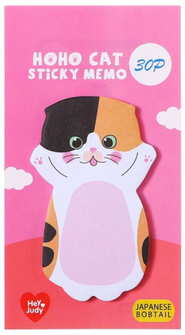 Блок бумаг для записей I'm A Milk Cat 35×70 мм, 30 л., «Котик»
