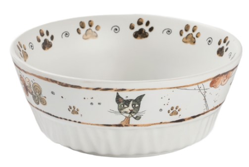 Салатник фарфоровый «Коты-аристократы» 14×5,5 см, 450 мл Салатник фарфоровый «Коты-аристократы» 14×5,5 см, 450 мл