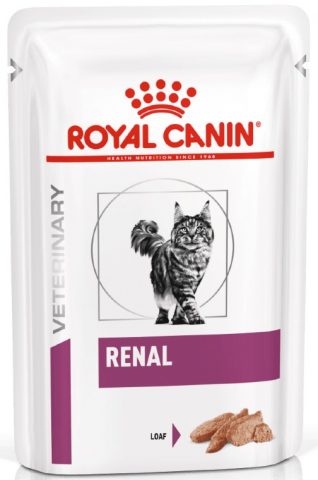 Корм влажный Royal Canin Renal (при хронической почечной недостаточности), 85 г (паштет)