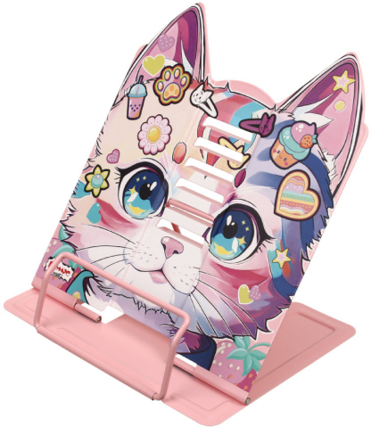 Подставка для книг металлическая фигурная «Комус Класс», 230*200 мм, Kitty