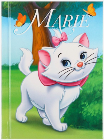 Книжка записная «Коты-аристократы Marie», 64 л., клетка