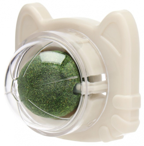 Игрушка с кошачьей мятой Sima-Land «Кот», 6,8 см, белая