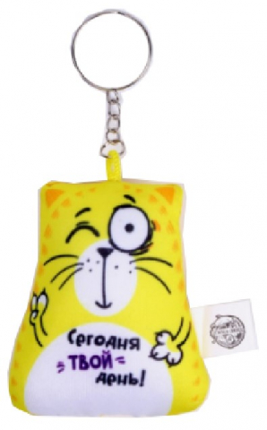 Брелок-антистресс текстильный Sima-Land, 6*7 см, «Сегодня — твой день»